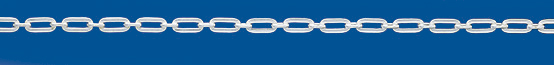 TRACE Silver chain Figaro (1X1) 100