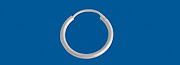 A 1057 Silver creole Round wire 2,00mm           (Weight per pair) 0