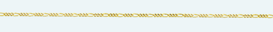 FIGARO 9Kt gold chain (1X3) 60