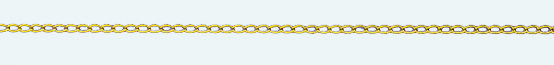 OPEN CURB Brass gold plated chain 2 sided diamond cut 60