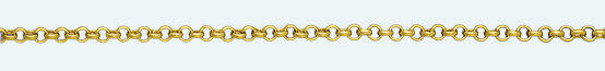 BELCHER Brass gold plated chain 72