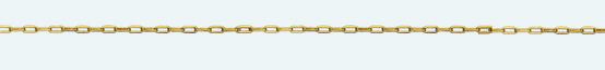 TRACE Brass gold plated chain Belcher Diamond cut 50