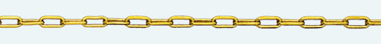TRACE Brass gold plated chain Belcher Diamond cut 100