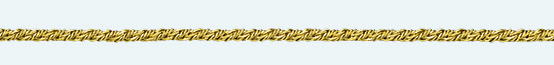FOX TAIL Brass gold plated chain Twist 120