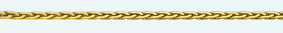 PC Brass gold plated chain 270