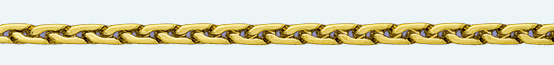 PC Brass gold plated chain 330