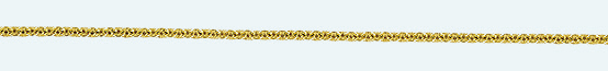 TRACE Brass gold plated chain Diamond cut 60