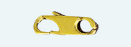 Fornitura latón chapada oro CLICK 7mm                                       (Peso por pieza) 7