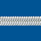 SNAKE Silver chain Double