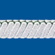 SNAKE Silver chain Square Diamond cut