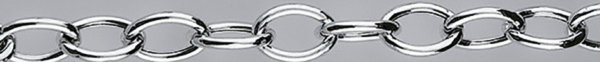 BELCHER Hollow silver chain Oval without Diamond cut