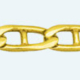 Chaîne or 18Ct MARINE Limée 2 faces
