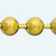 BALLS Brass gold plated chain Without Diamond cut