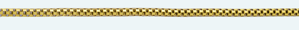 POPCORN Brass gold plated chain