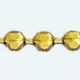 Cadena latón chapada en oro BOLAS Diamantada