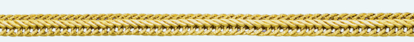 FOX TAIL Brass gold plated chain Flat